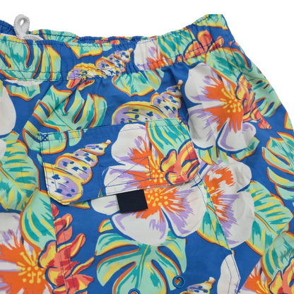 Bermuda Vineyard Vines Xgrande Xl Flores Azul