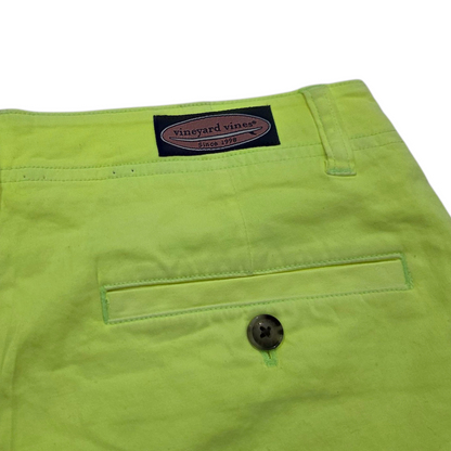 Bermuda Vineyard Vines Fosforescente Verde Talla 28