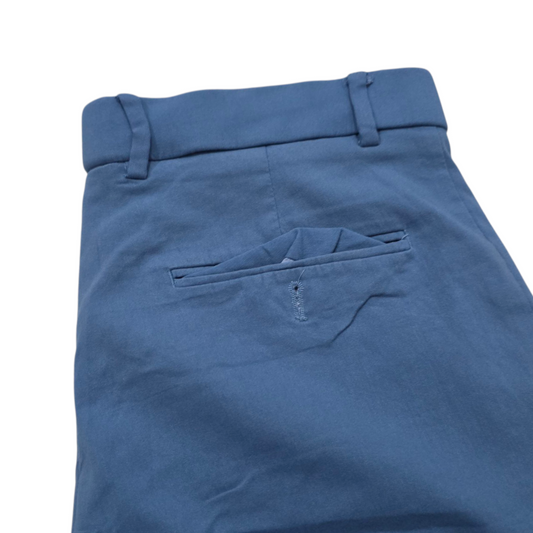 Pantalon Tommy Hilfiger 34x30 Recto Azul Metalico
