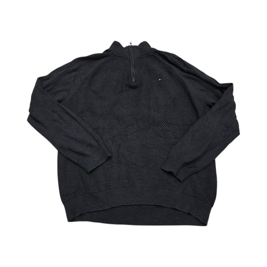 Sueter Tommy Hilfiger 2xl Gris Medio Cierre