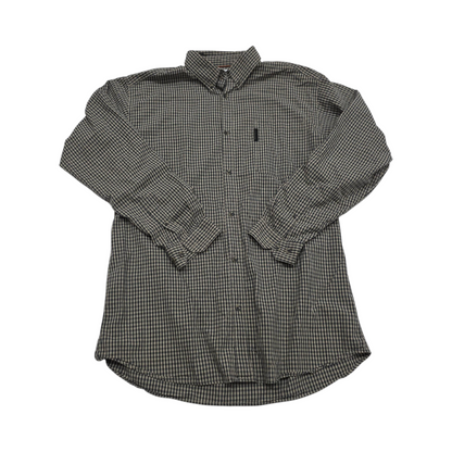 Camisa Columbia Xgrande Xl Cuadro Cafe Y Negro