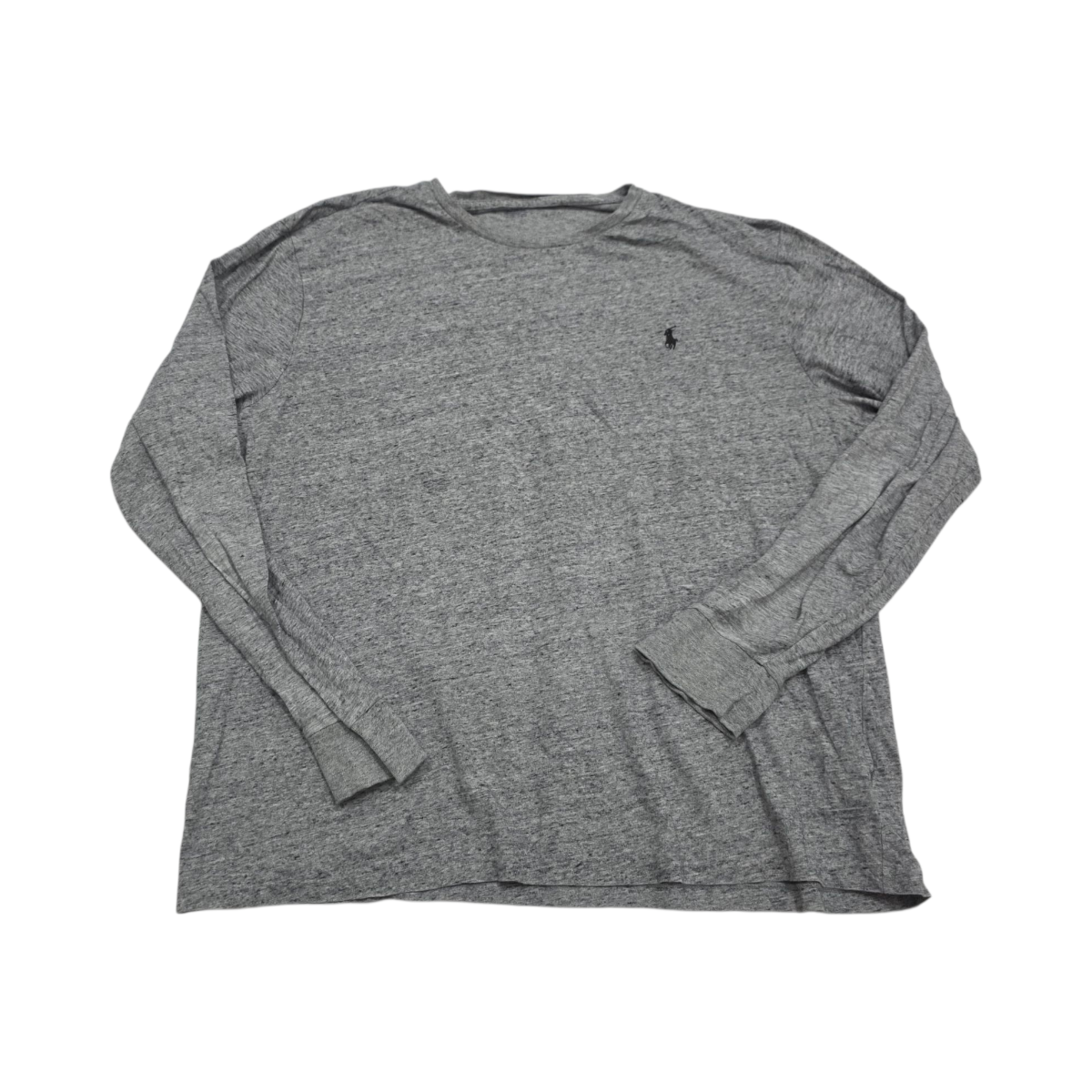 Playera Manga Larga Ralph Lauren Xgrande Xl Gris