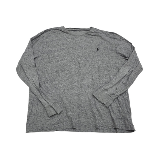 Playera Manga Larga Ralph Lauren Xgrande Xl Gris
