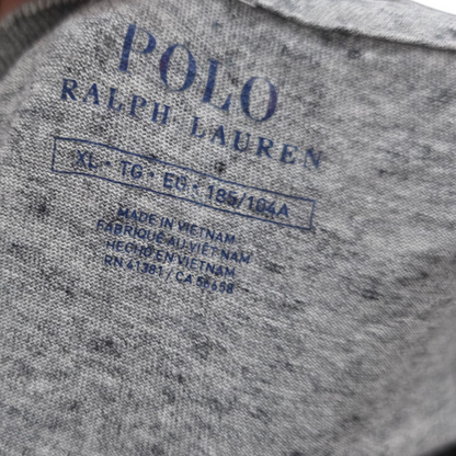 Playera Manga Larga Ralph Lauren Xgrande Xl Gris
