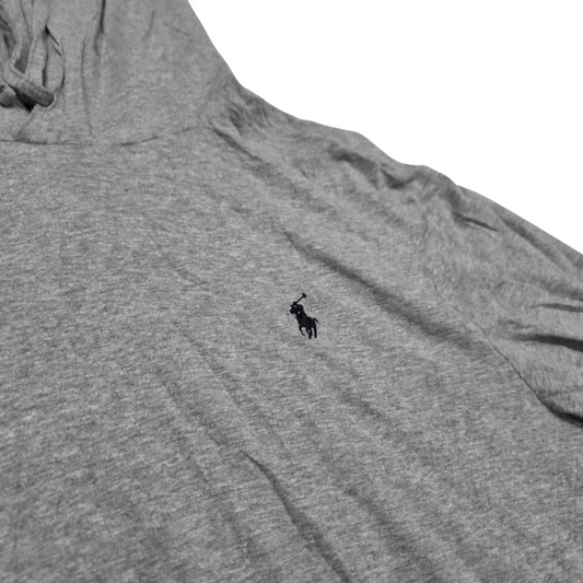 Playera Con Gorro Ralph Lauren Xgrande Xl Gris