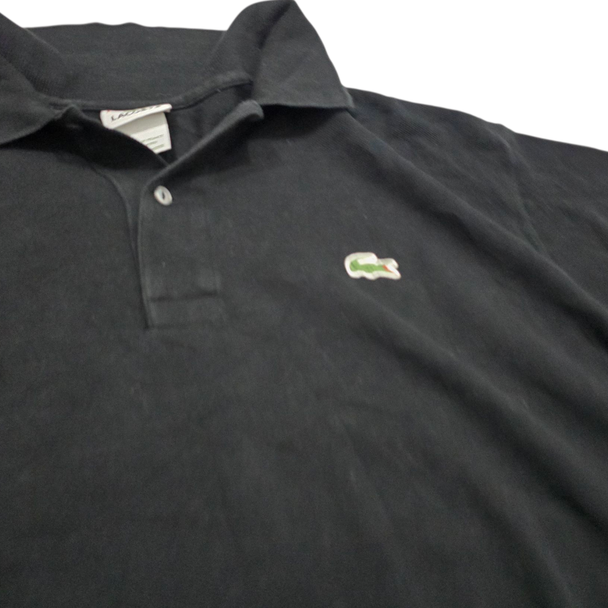 Playera Polo Lacoste Xgrande Fr 6 Negro