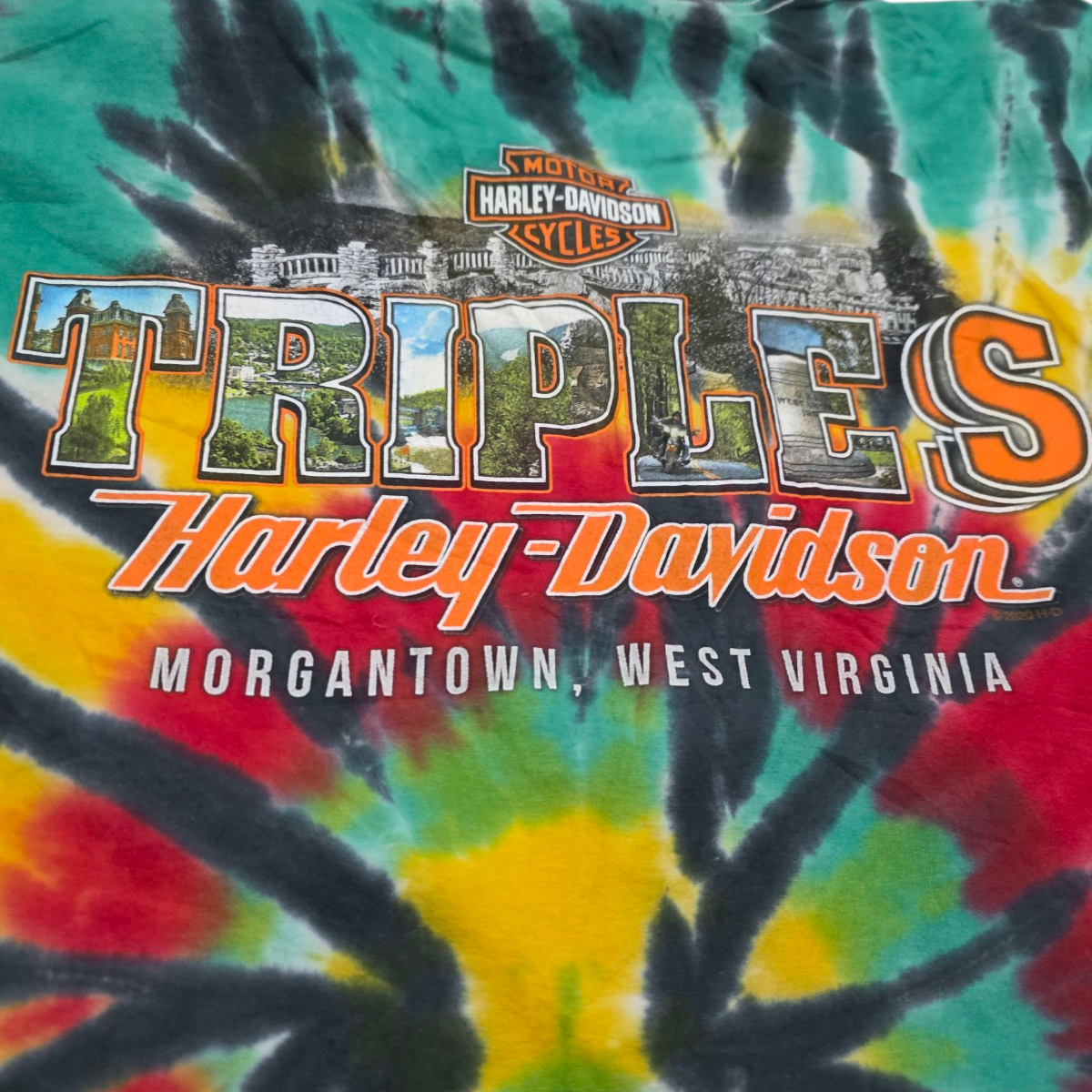 Playera Harley Davidson Grande L Colores