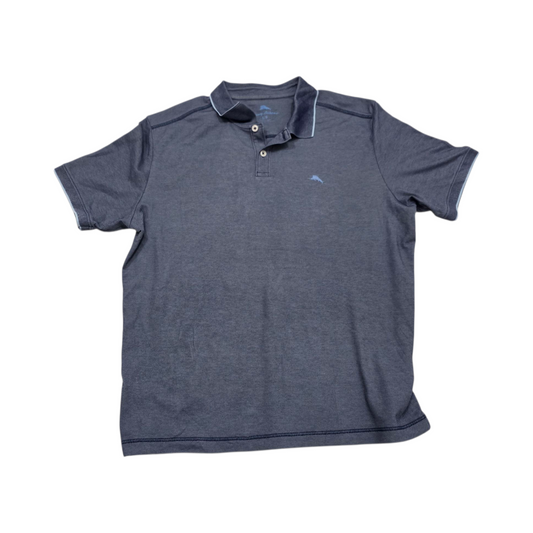 Playera Polo Tommy Bahama Grande L Azul Gris