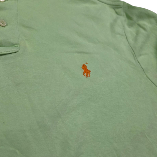 Playera Polo Ralph Lauren Grande L Custom Fit Verde