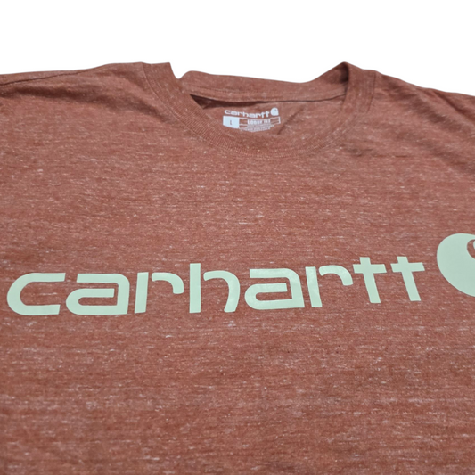 Playera Carhartt Mediana M Loose Fit Naranja Letras