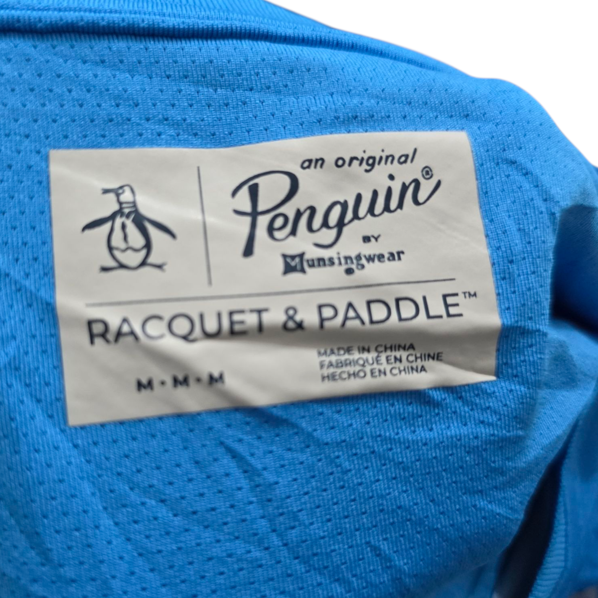 Playera Penguin Mediana M Paddle Azul