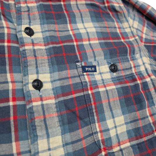 Camisa Ralph Lauren Chico S Classic Fit Azul