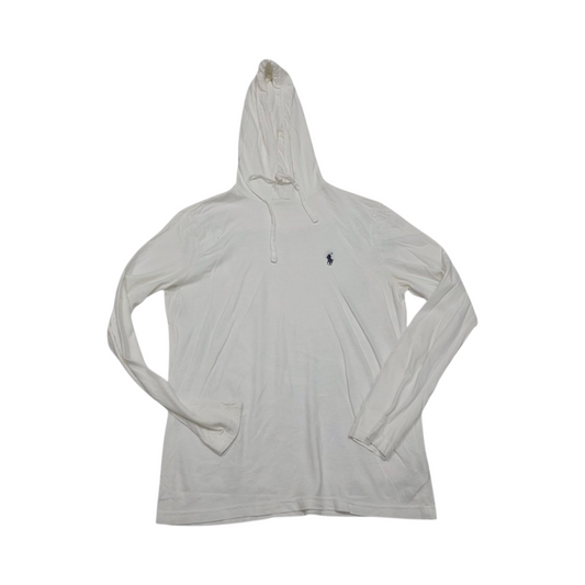 Playera Con Gorro Ralph Lauren Xchico Xs Blanca