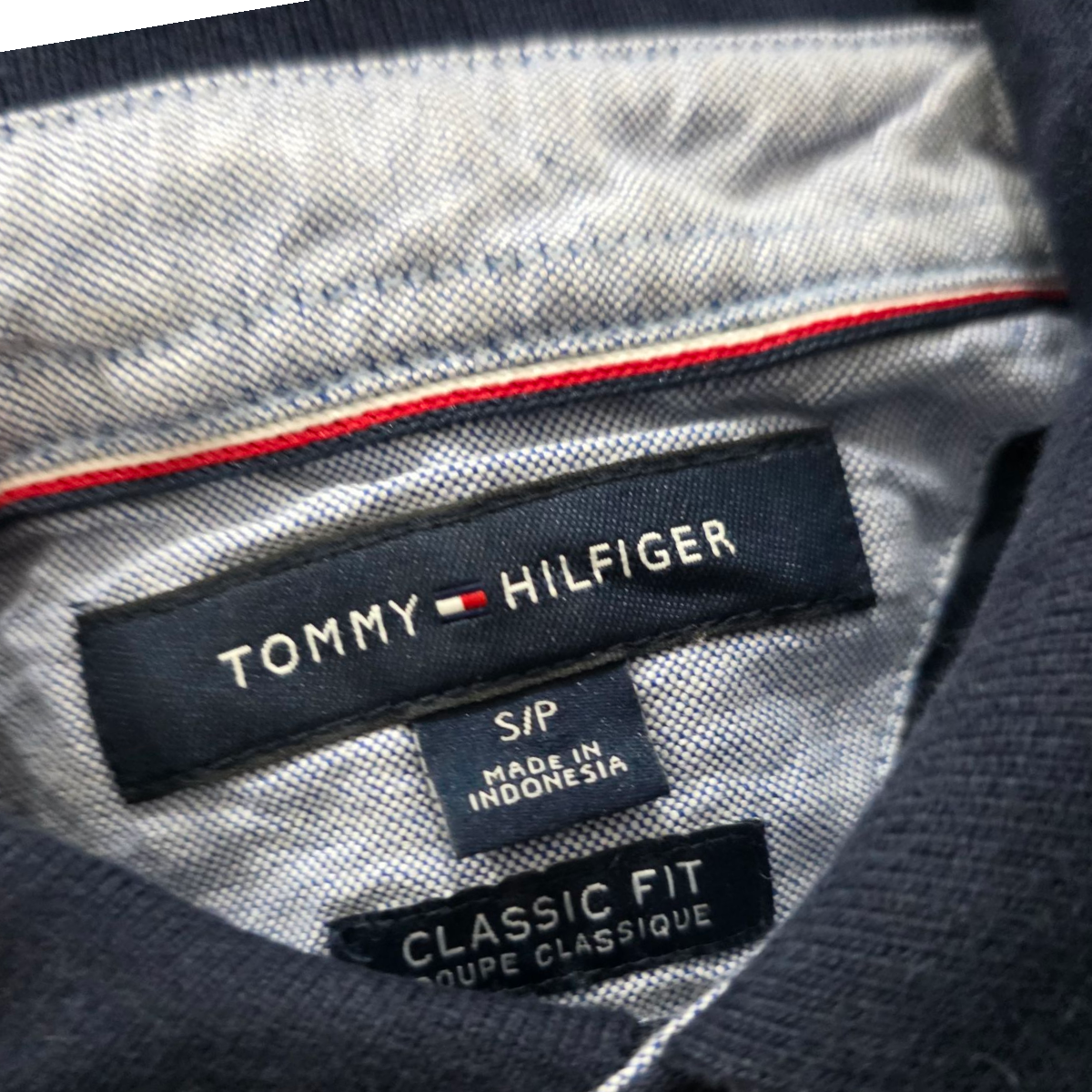Playera Polo Tommy Hilfiger Chico S Azul