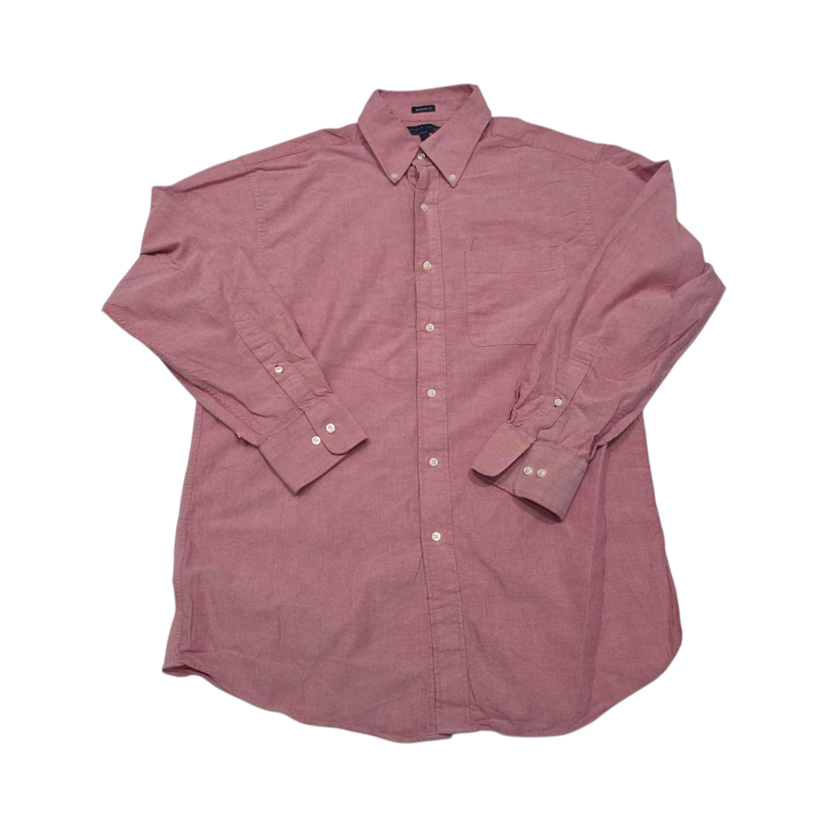 Camisa Tommy Hilfiger Mediana M 15 1/2 32-33 Regular Vino