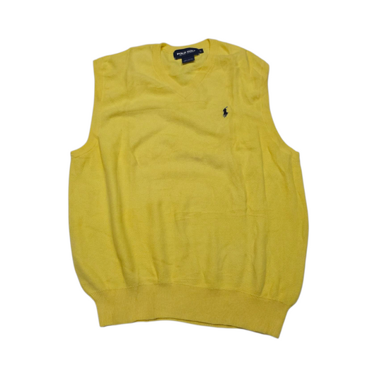 Chaleco Ralph Lauren Golf Grande L Amarillo Pony Azul