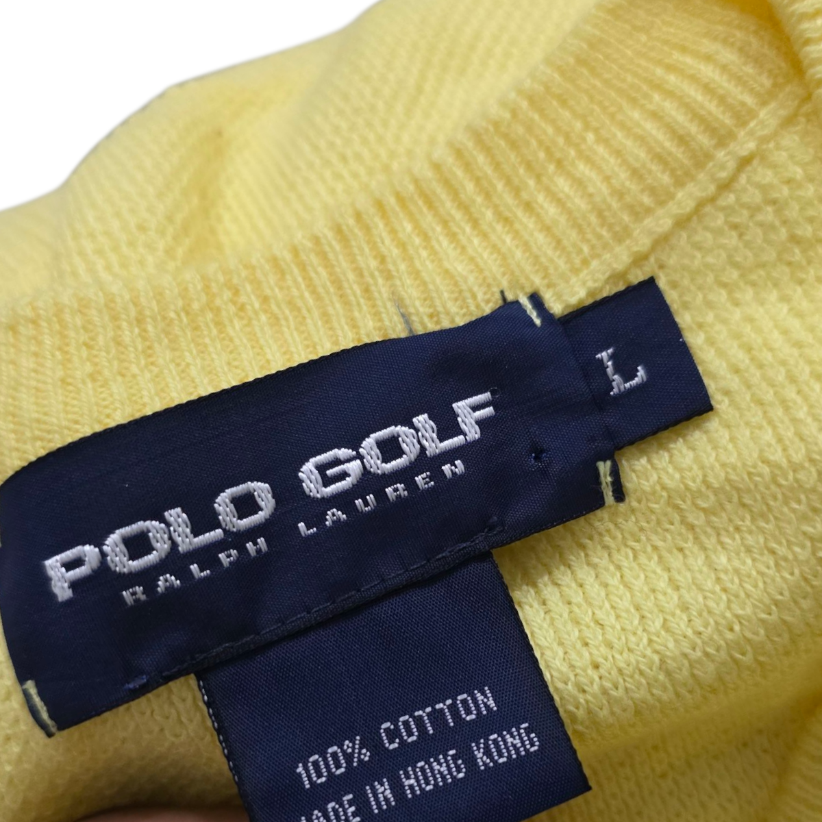 Chaleco Ralph Lauren Golf Grande L Amarillo Pony Azul