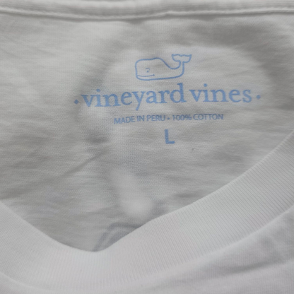 Playera Manga Larga Vineyard Vines Grande L Blanca Board