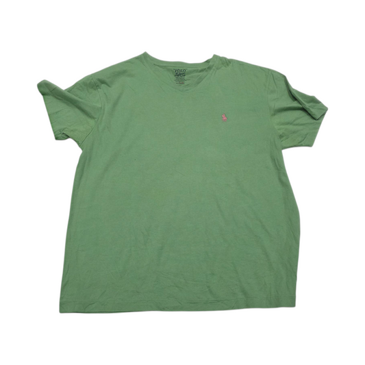 Playera Ralph Lauren Grande L Verde Pony Rosa