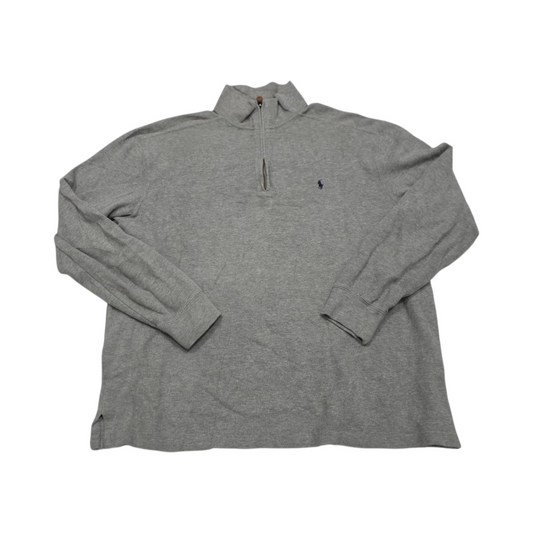 Sueter Ralph Lauren Xgrande Gris Claro Pony Azul