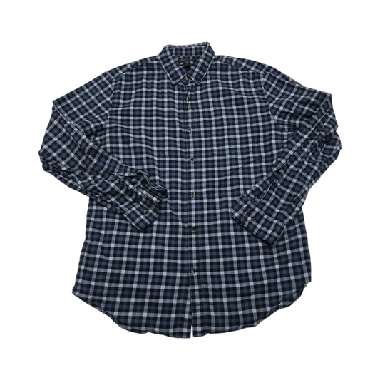 Camisa Banana Republic Xgrande Grant Fit Cuadro Azul