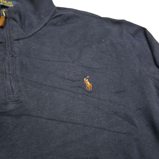 Sueter Ralph Lauren 2xl Azul Marino Pony Colores Estate Rib