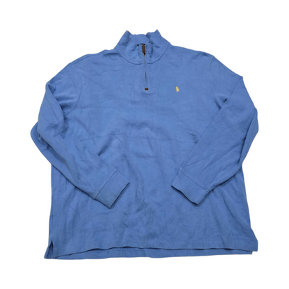 Sueter Ralph Lauren 2xl Azul Claro Pony Amarillo