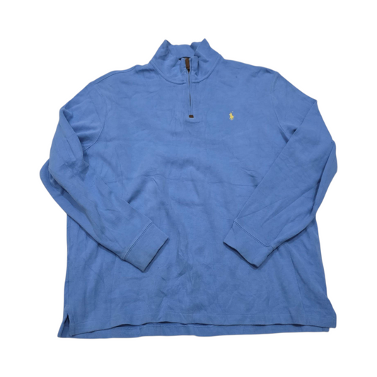 Sueter Ralph Lauren 2xl Azul Claro Pony Amarillo