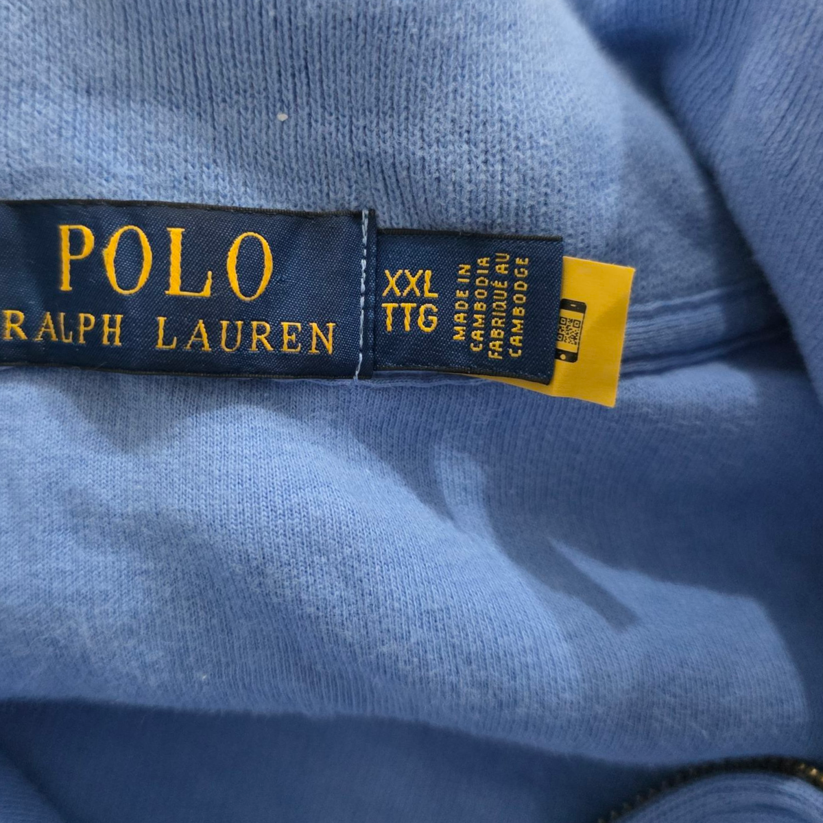 Sueter Ralph Lauren 2xl Azul Claro Pony Amarillo