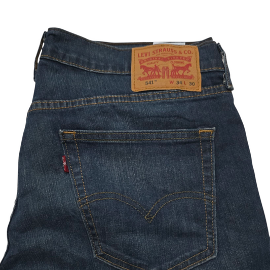Pantalon Levis 541 34x30 Recto Azul