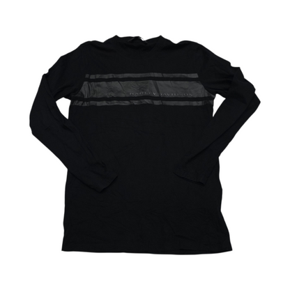 Playera Manga Larga Harley Davidson Chico S Negro