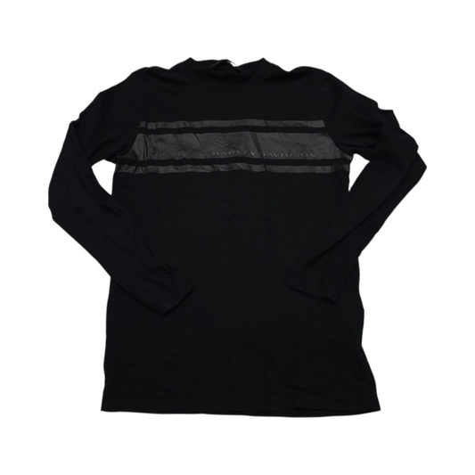 Playera Manga Larga Harley Davidson Chico S Negro
