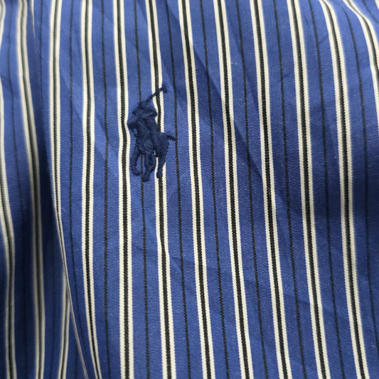 Camisa Manga Corta Ralph Lauren Chico S Classic Fit Lineas