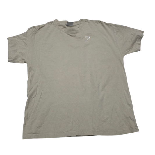 Playera Gymshark Chico S Cafe Claro
