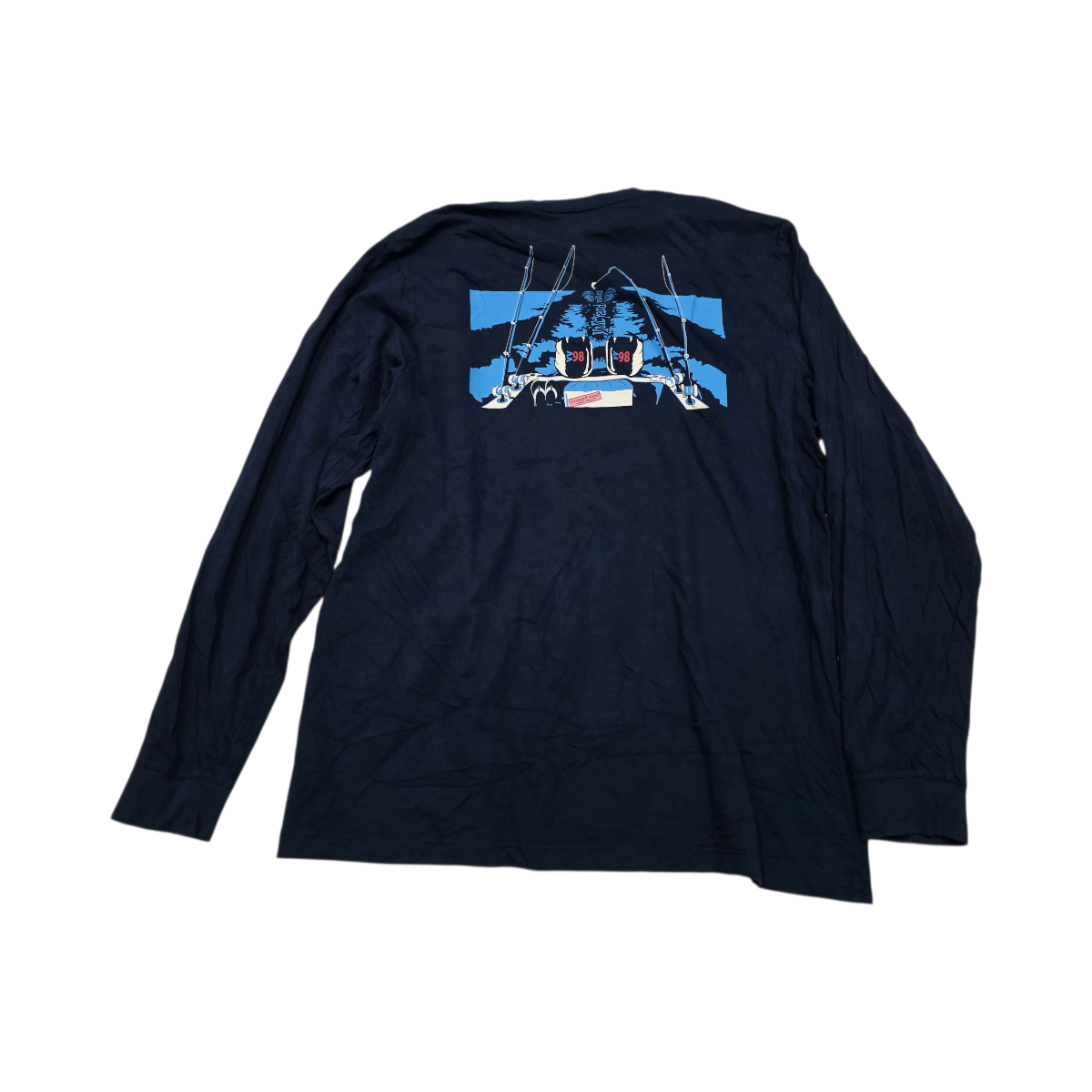 Playera Manga Larga Vineyard Vines Grande L Azul 98