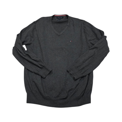 Sueter Tommy Hilfiger Xgrande Xl Premium Algodon Gris