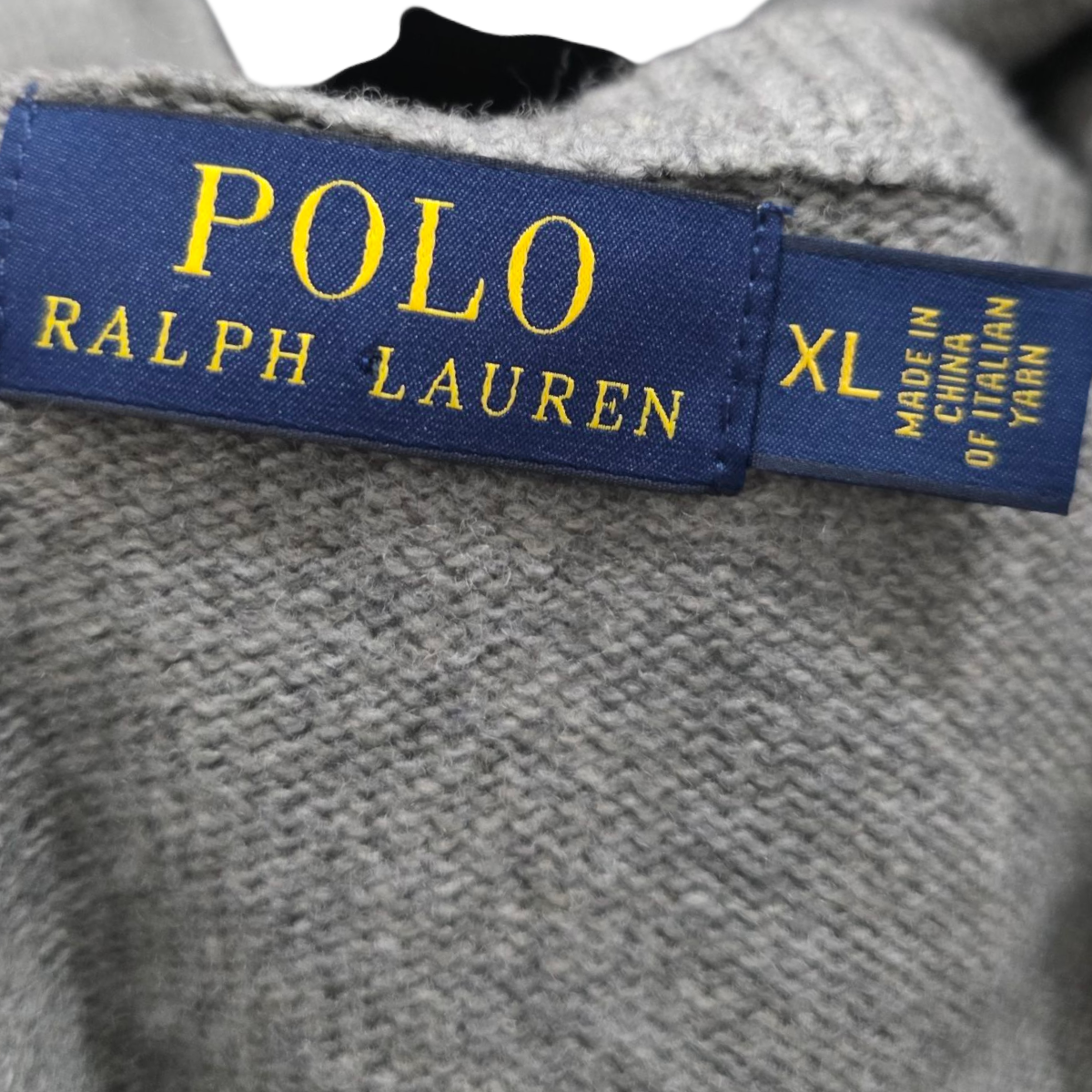 Sueter Ralph Lauren Xgrande Xl Gris Pony Azul Lana