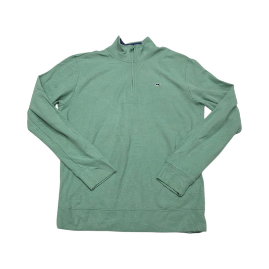 Sueter Vineyard Vines Chico S Verde medio cierre