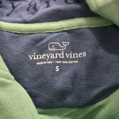 Sueter Vineyard Vines Chico S Verde medio cierre