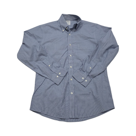 Camisa Brooks Brothers Chico S 14 1/2 Azul cuadro