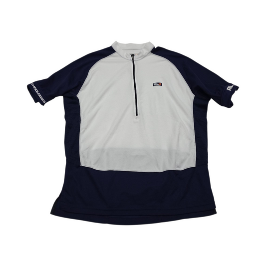 Playera Con Cierre Ralph Lauren X Mediana M Blanca