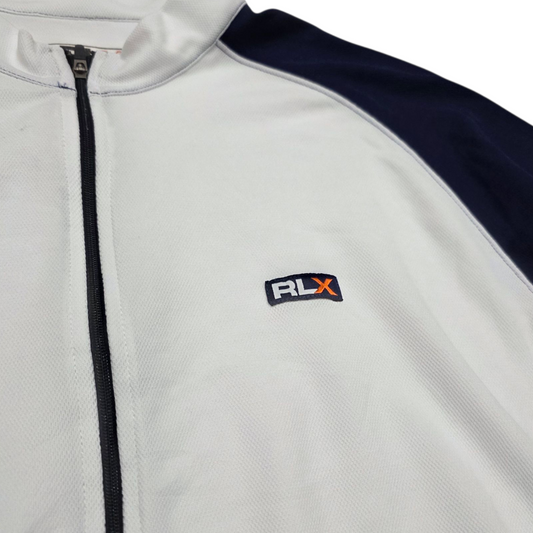 Playera Con Cierre Ralph Lauren X Mediana M Blanca
