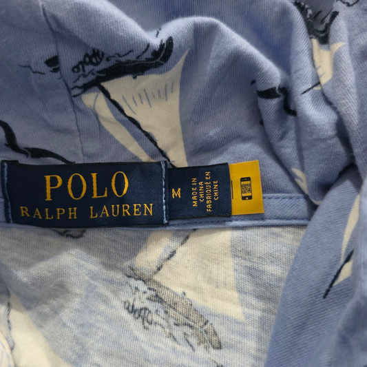 Playera Con Gorro Ralph Lauren Mediana M Azul