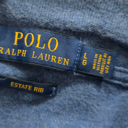Sueter Estate Rib Ralph Lauren Grande L Azul Pony Colores