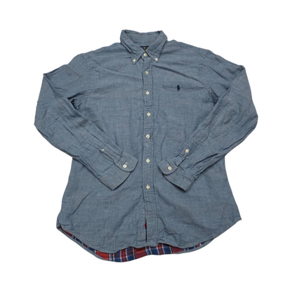 Camisa Ralph Lauren Grande L Slimfit Pony Azul