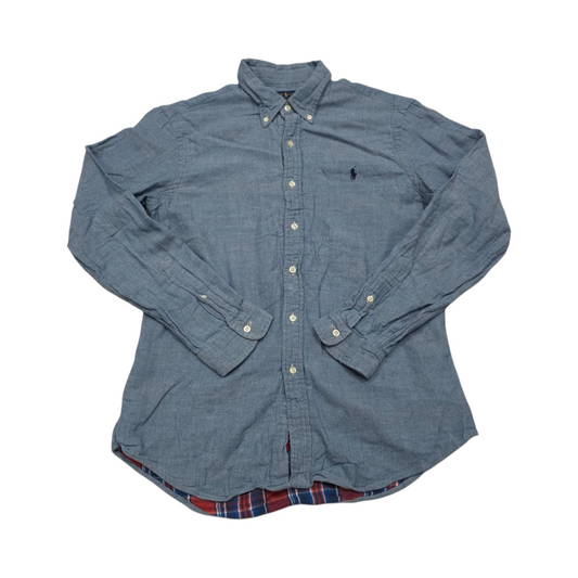 Camisa Ralph Lauren Grande L Slimfit Pony Azul
