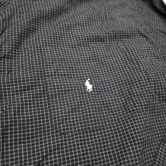 Camisa Pijama Ralph Lauren Talla L/xl Negra