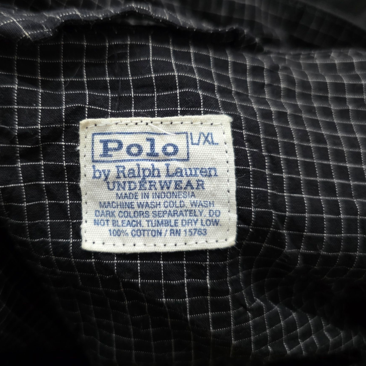 Camisa Pijama Ralph Lauren Talla L/xl Negra