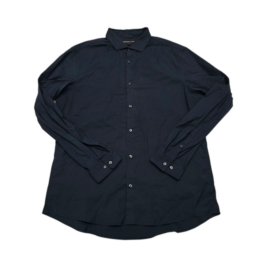 Camisa Slim Fit Michael Kors Grande L Azul