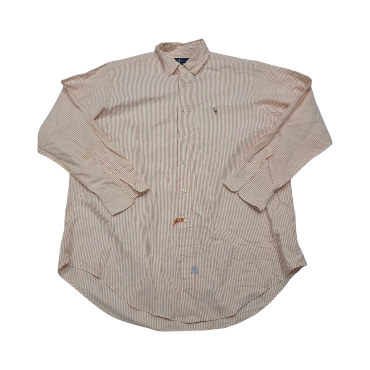 Camisa Ralph Lauren Xgrande Xl 17 Naranja Pony Colores